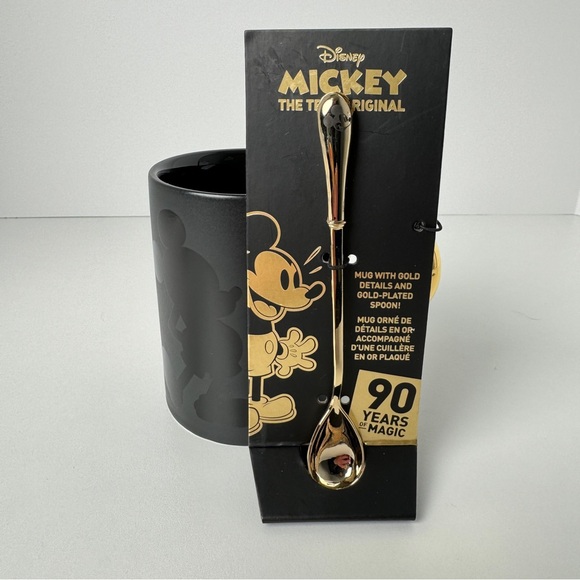 Disney Mickey Mouse The True Original Mug and Spoon Set Gold Collection 2018 - Picture 2 of 9